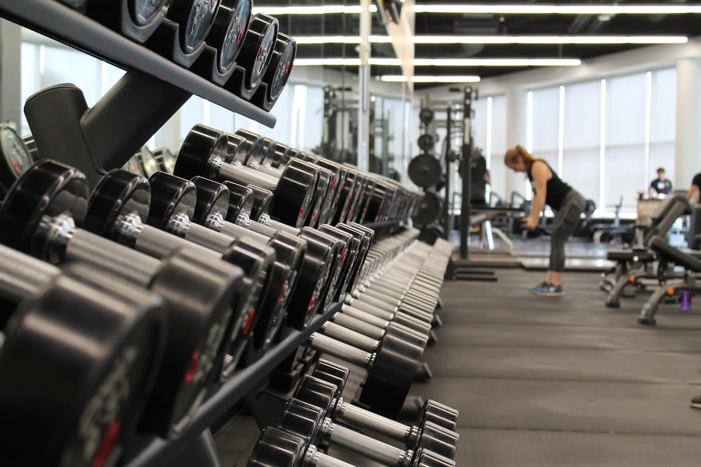 Interior of a local gym